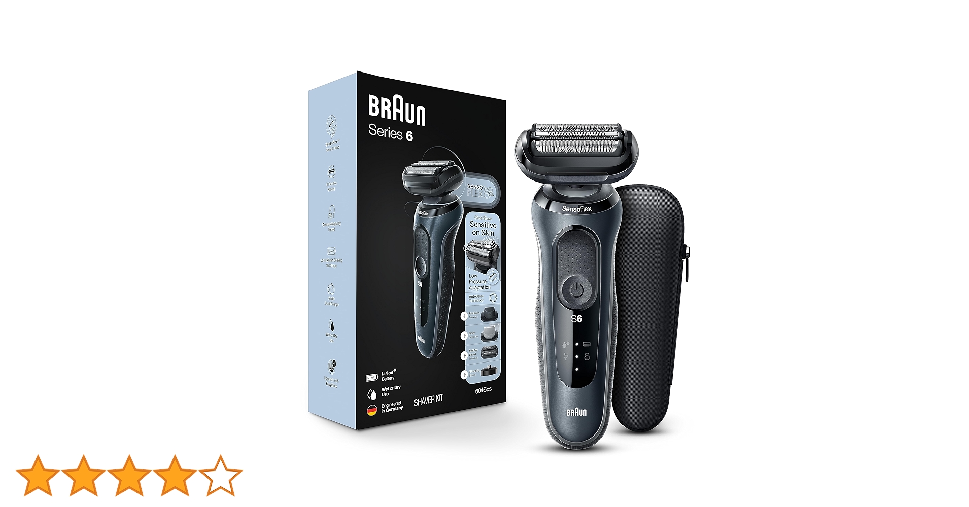 Amazon | ブラウン シリーズ6 電気シェーバー 充電スタンド付き